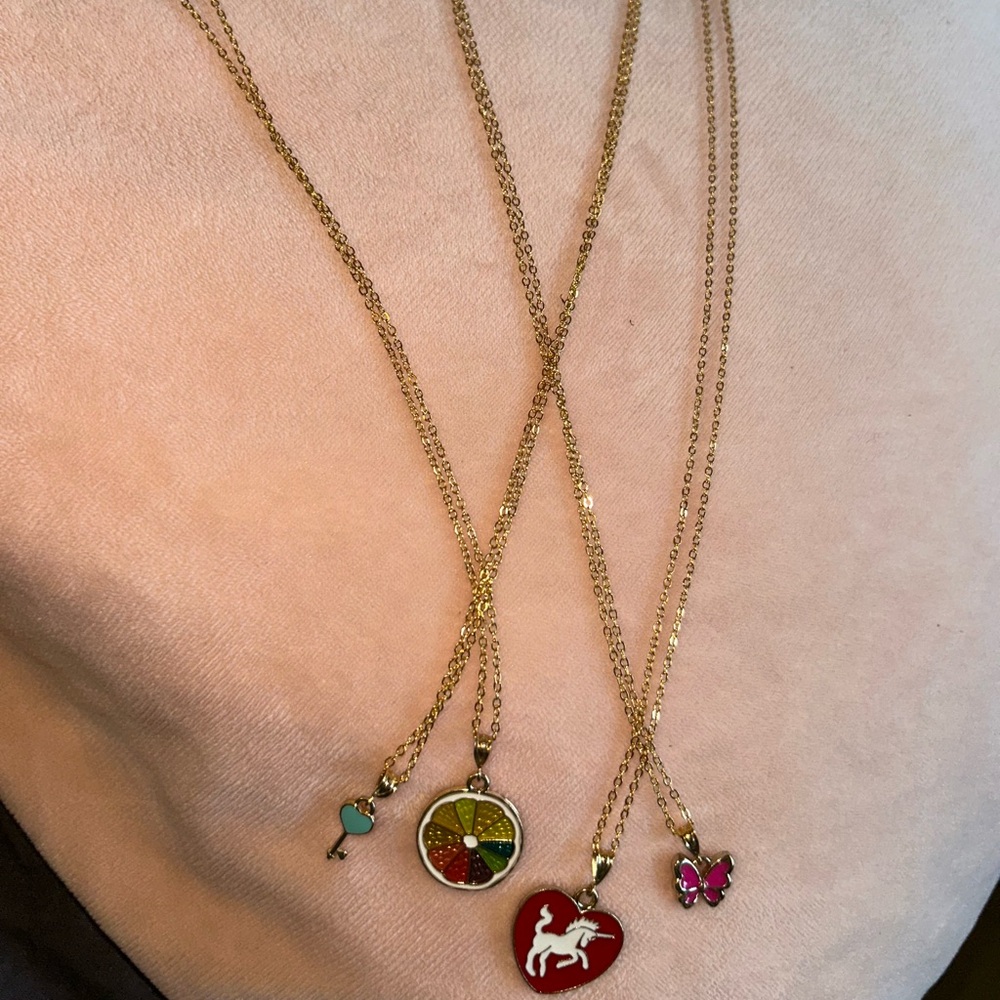 Blue🩵Key🔑 Necklace - Picture 6 of 11
